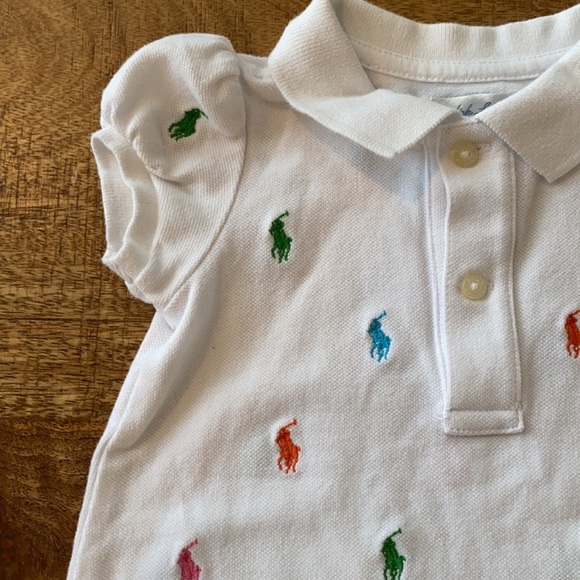 💖 Ralph Lauren Ruffled Polo Dress and Bloomer 👗 - Picture 7 of 9